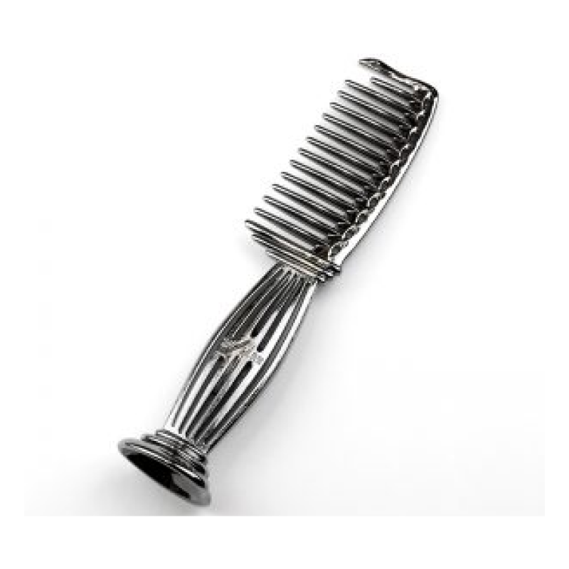 METAL HAIR COMB YS-628/MB (BLACK)