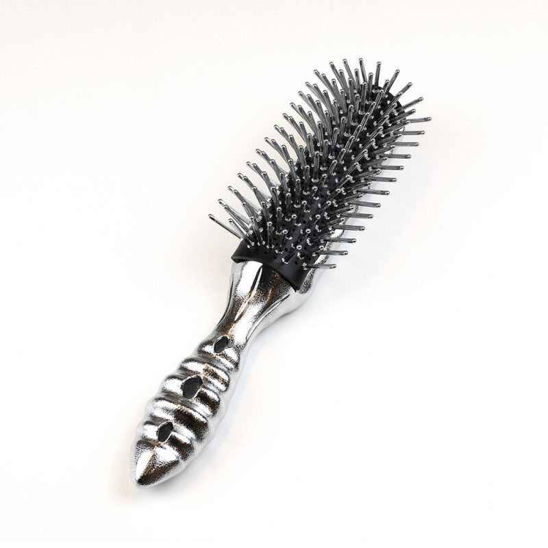 METAL HAIR BRUSH YS-LAP/MS (SILVER)