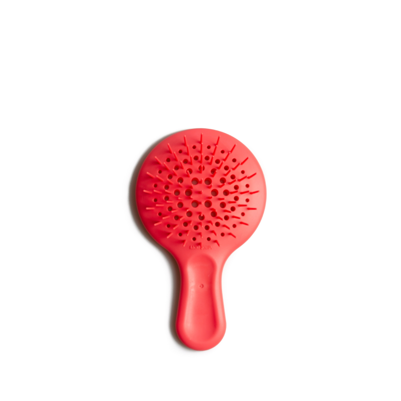 HAIR BRUSH (MINI) CORAL
