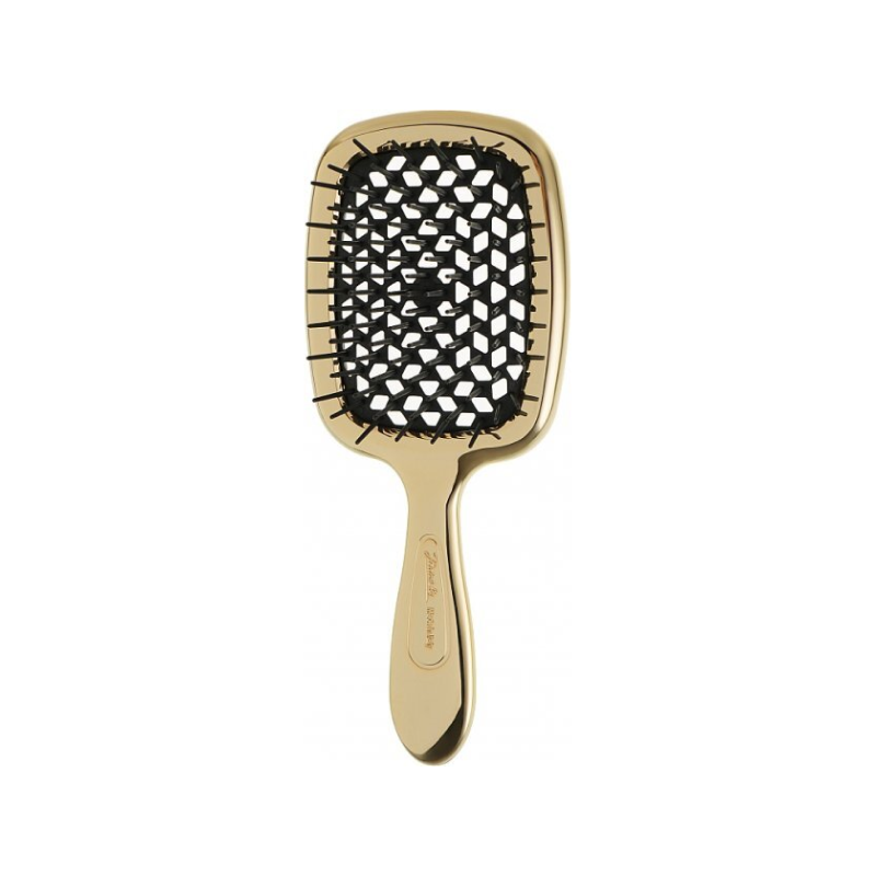 JANEKE SUPERBRUSH HAIR BRUSH GOLD WITH BLACK