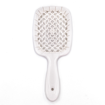HAIR BRUSH RECTANGULAR (SMALL), WHITE