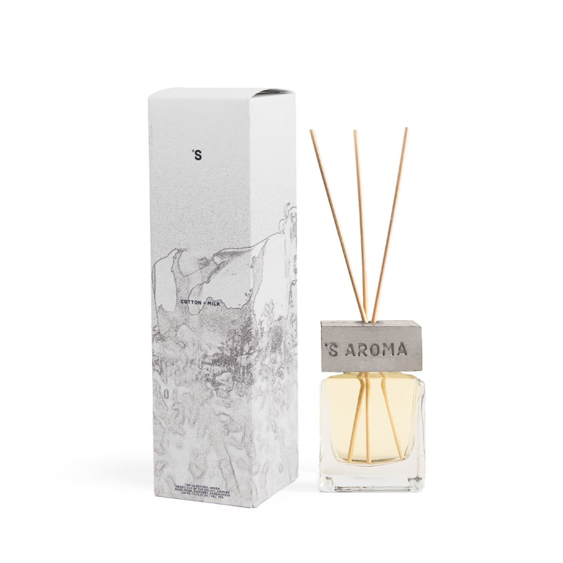 HOME FRAGRANCE COTTON + MILK, 100 ML