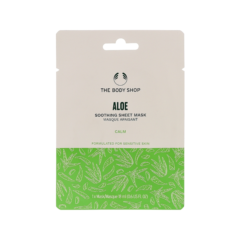 МАСКА ДЛЯ ОБЛИЧЧЯ ALOE SOOTHING SHEET MASK, 18 ML