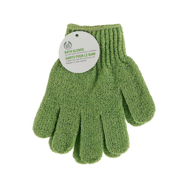 BATH GLOVES GREEN